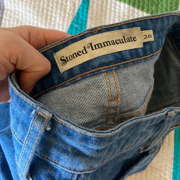 Stoned Immaculate Bardot high waisted bells size 26 - Picture 9 of 9